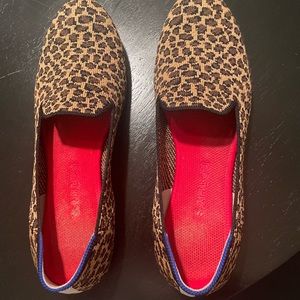 Rothy’s the loafer in cheetah print